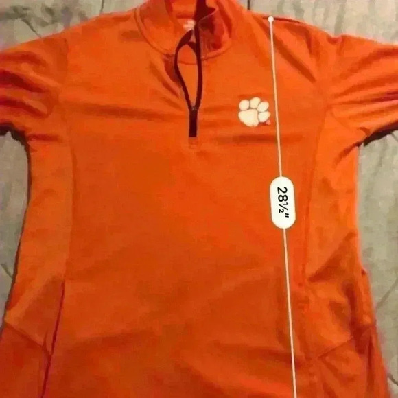 Clemson Knights Apparel Embroidered Quarterzip Size Medium - Picture 5 of 6
